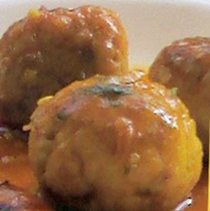 Albondigas de marisco