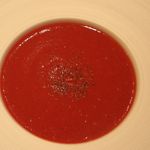 Gazpacho sin pan