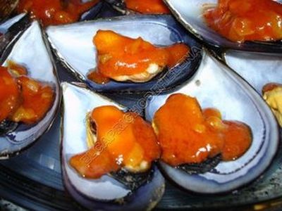 Mejillones en salsa picante