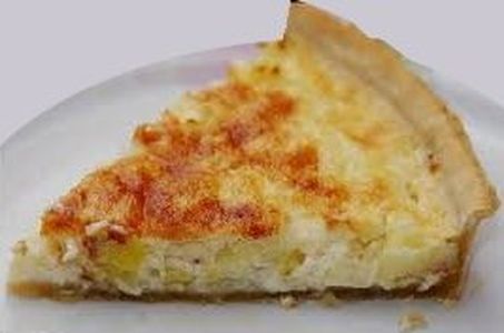 Quiche de puerros y beicon