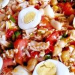 Salpicón de legumbres con surimi