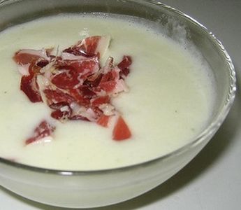 sopa fría de melón